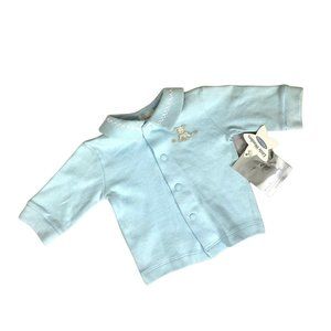 Little Wonders Blue Puppy Preemie Long Sleeve Shirt